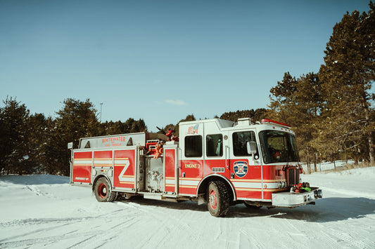 Fire Truck in Snow 4